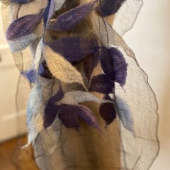 NWOT DESIGNER SILK ORGANZA & MERINO WOOL FELT - Picture 9 of 10